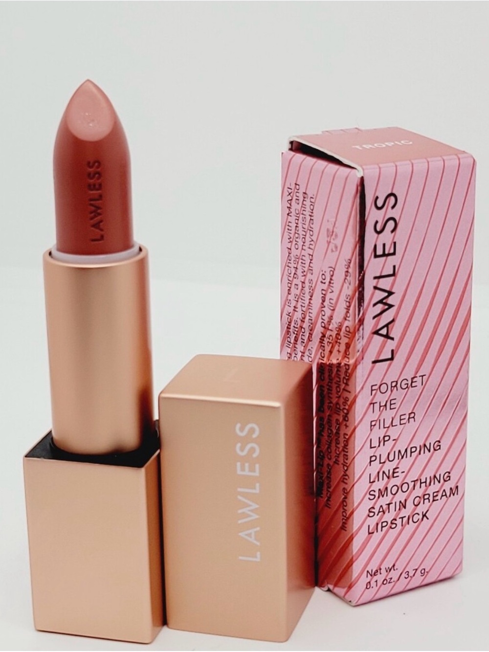 LAWLESS Satin Cream Lipstick — Tropic